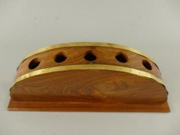 Wandelstok - Hout, Messing, Antiek en Kunst