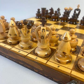 Schaakspel - Vintage Groot schaakspel - Handlowa SZACH, Antiek en Kunst