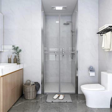 vidaXL Douchedeur 71x190 cm ESG transparant, Verzenden, Nieuw