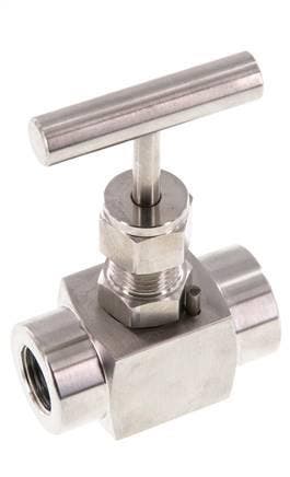 Vanne à aiguille G3/8 en acier inoxydable PTFE 300 bar -, Verzenden