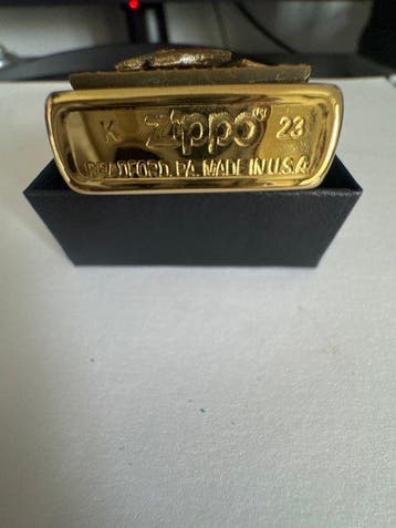 Zippo - Aansteker - Verguld, Nieuw