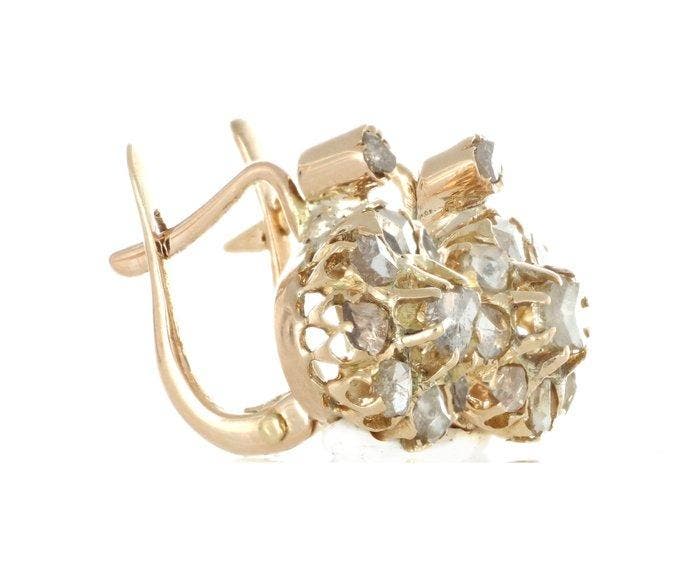 Sans prix de réserve - Boucles doreilles - 18 carats Or, Handtassen en Accessoires, Oorbellen