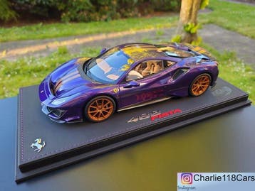 BBR Models 1:18 - Voiture miniature - 01/25 Ferrari 488, Nieuw