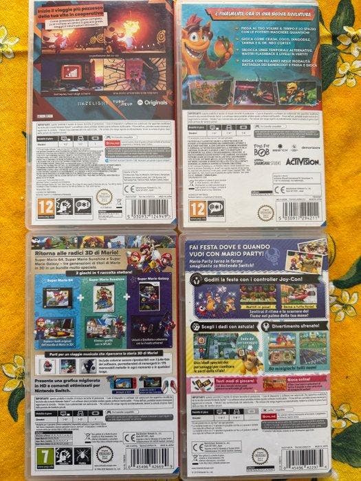 Nintendo - Switch - Lotto 4 giochi per Nintendo Switch -, Consoles de jeu & Jeux vidéo, Consoles de jeu | Accessoires Autre