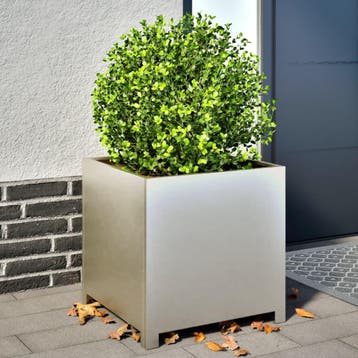 vidaXL Plantenbak 50x50x50 cm roestvrij staal, Verzenden