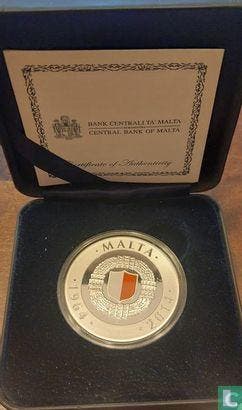 Malta 10 euro 2014 (PROOF) 50th anniversary of Maltas i..., Postzegels en Munten, Munten | Europa | Euromunten, Verzenden, Overige landen