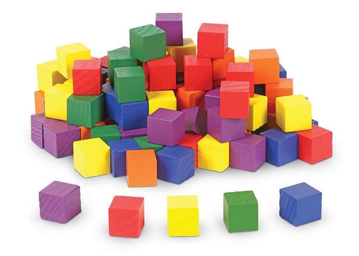 Learning Resources Gekleurde kubussen, Kinderen en Baby's, Speelgoed | Educatief en Creatief, Nieuw, Ophalen of Verzenden