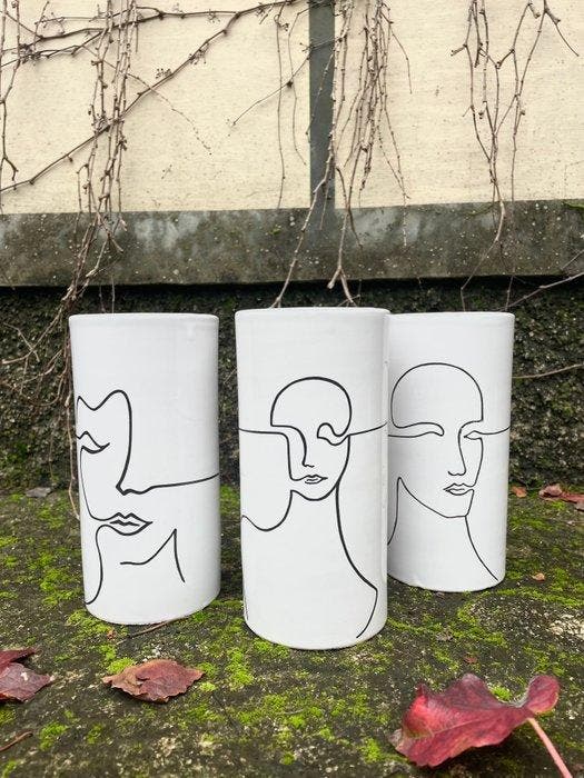 Kiasmo - Rocco Sergi - Vaas (3) - Keramiek, Antiquités & Art, Art | Objets design