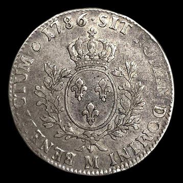 Frankrijk. Louis XVI (1774-1792). Ecu aux branches dolivier