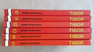 Tibor Bd. 10 bis 13, 26, 43 - German edition - 6 Album, Boeken, Nieuw