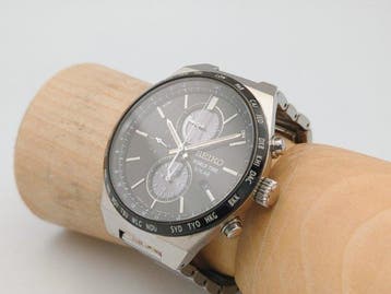 Seiko - World Time Solar - Zonder minimumprijs - V195-0AE0 -