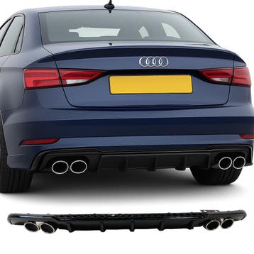 Diffuser | geschikt voor Audi | A3 Facelift | 4D. Sedan | 8V, Verzenden