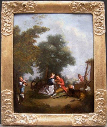 Nicolas Lancret (1690-1743), follower of - Rural love