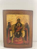 Icône - Notre-Dame de Pecherskaya - Bois, Antiquités & Art