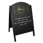 Krijtstoepbord | Metaal (Extra Zwaar) | Weerbestendig |, Verzenden, Nieuw in verpakking