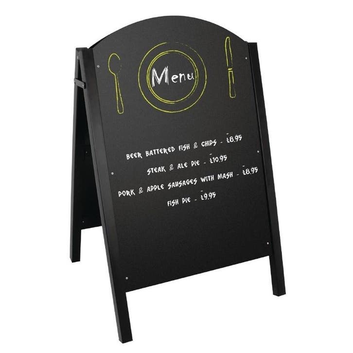 Krijtstoepbord | Metaal (Extra Zwaar) | Weerbestendig |, Zakelijke goederen, Horeca | Keukenapparatuur, Nieuw in verpakking, Verzenden