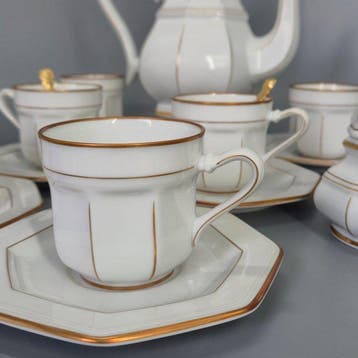 Elegantes Gallo Porzellan Teeservice – Leonardo Dekor 3001 -