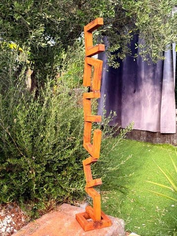 Ana Lucia B.M - Sculpture Corten - XXL - NO Reserve, Antiek en Kunst