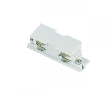 Luxar 3-Fase-Rail doorverbinder wit, Verzenden, Nieuw, Metaal