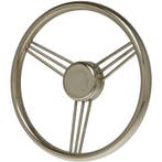 Rvs Stuurwiel Boot 340mm 3x3 Spaaks, Watersport en Boten, Ophalen of Verzenden, Nieuw