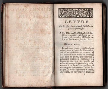 Abbé Sans - Guérison de la Paralysie par lÉlectricité -, Antiek en Kunst