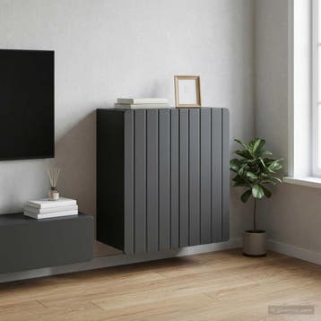 vidaXL Wandkast Zwart 59 x 31 x 64 cm Bewerkt hout, Verzenden