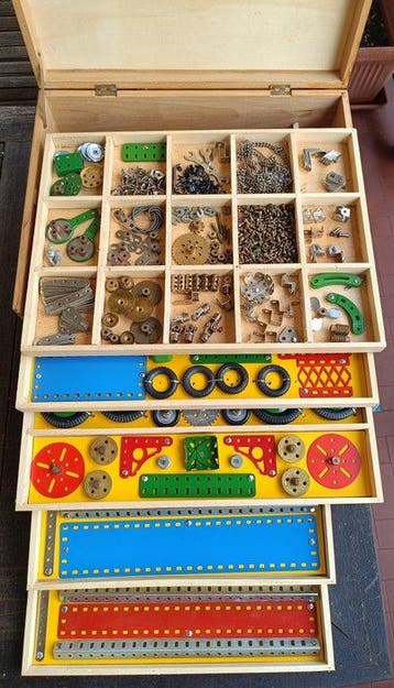 Bral Meccano Fratelli Braglia - Jouet en étain - Bral