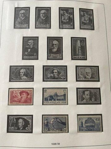 Frankrijk 1938/1959 - Postzegels van Frankrijk nieuw zonder, Timbres & Monnaies, Timbres | Europe | France