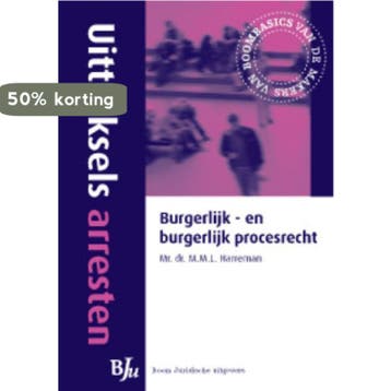 Uittreksels arresten burgerlijk - en burgerlijk procesrecht, Boeken, Verzenden, Gelezen, M.M.L. Harreman