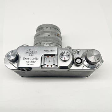 Leica IIIc + Summarit 5cm/1.5 Meetzoeker camera (Zonder