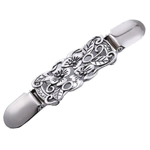 Fako Bijoux - Vestsluiting - Vestclip - Bloemen -, Handtassen en Accessoires, Broches, Verzenden