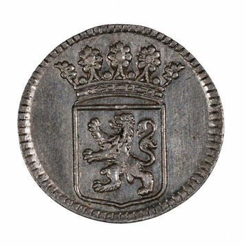 Indes néerlandaises – VOC, Hollande. 1/2 Duit – Silver