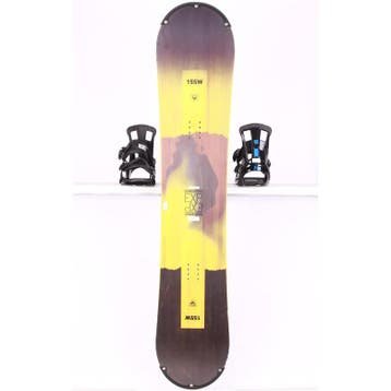155 snowboard ROSSIGNOL EXP WIDE, Black/yellow, CAMBER, Verzenden, Gebruikt