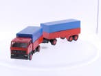 Schaal 1:50 Lion Car Nr.63 Daf 2800 vrachtauto met aanhan..., Ophalen of Verzenden, Gebruikt