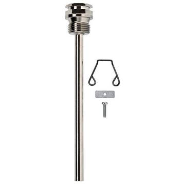 Thermowell Kit Fabricated Brass Nickel-Plated 100 mm G 1/2, Verzenden