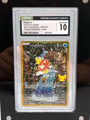 Pokémon - 1 Graded card - Magikarp - 30th Celebration -