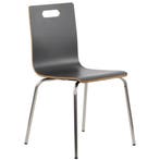 Stoel | DANNE | Grijs | RVS Poten | 485x530x820(h)mm Luxus, Verzenden