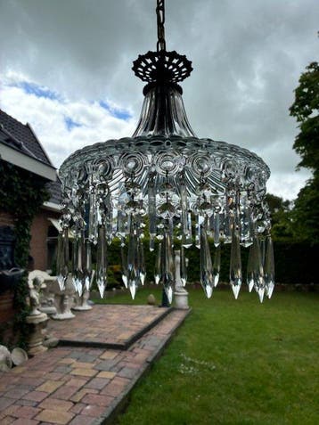 Hangende plafondlamp - Glas, Kristal