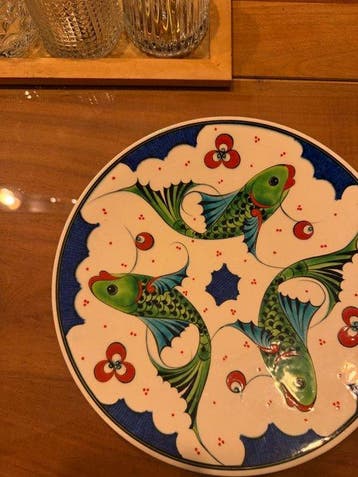 Mehmet Gursoy iznik bord - Mehmet Gursoy - Bord - Keramiek -