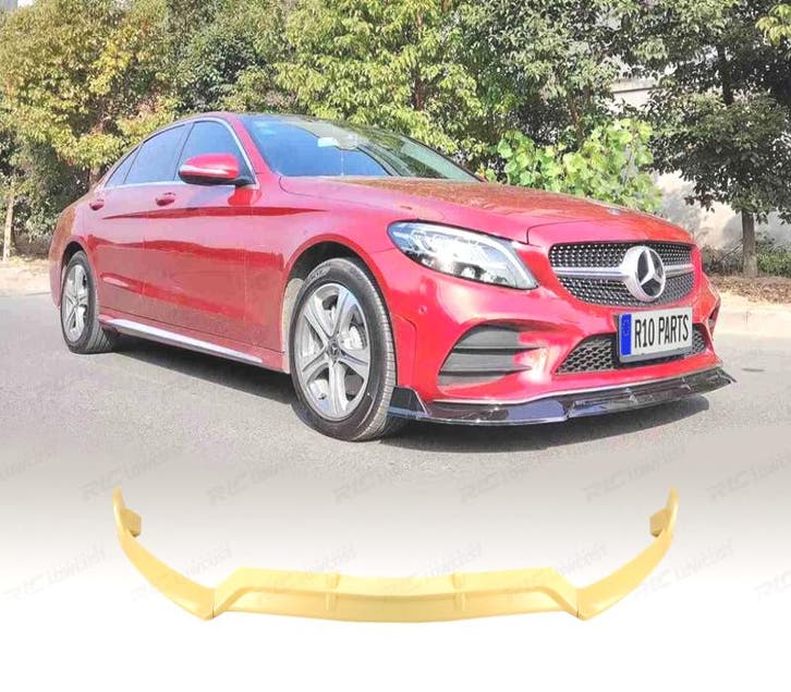 SPOILER LAME DE PARE-CHOCS AVANT MERCEDES CLASSE C W205 18-2, Auto-onderdelen, Carrosserie, Verzenden