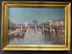 Franse school (XX) - Impressionistische Ansicht von Paris -