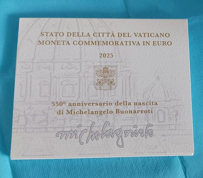 Vaticaan. 2 Euro 2025 Michelangelo (Zonder minimumprijs), Postzegels en Munten, Munten | Europa | Niet-Euromunten