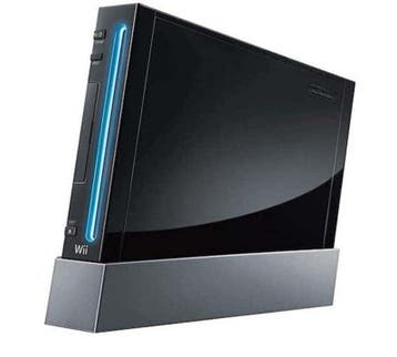 Wii Console Zwart (2e Model) (Wii Spelcomputers), Games en Spelcomputers, Ophalen of Verzenden, Zo goed als nieuw