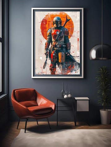 I_KONIQ - the red sun sunrise mandalorian, Verzamelen, Nieuw