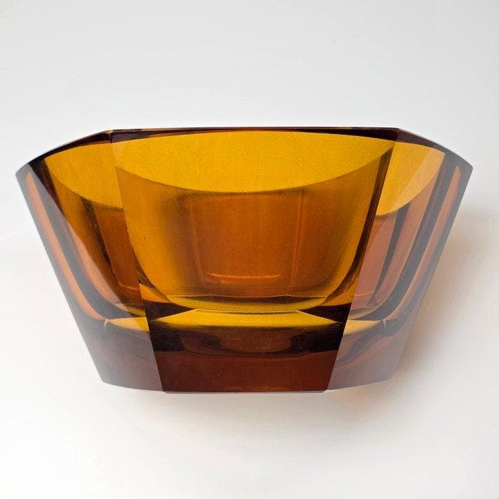 Moser & Söhne - Josef Hoffmann - Bol - Verre, Antiek en Kunst, Antiek | Glaswerk en Kristal