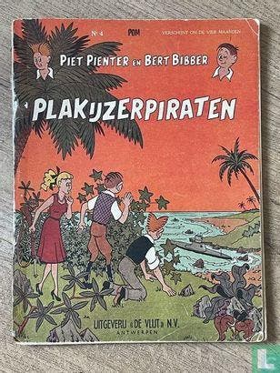 Piet Pienter en Bert Bibber - Plakijzerpiraten - 1956, Boeken, Stripverhalen, Gelezen, Eén stripboek, Verzenden