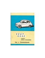 1966 SEAT 600 E INSTRUCTIEBOEKJE SPAANS, Ophalen of Verzenden