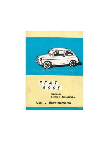 1966 SEAT 600 E INSTRUCTIEBOEKJE SPAANS, Ophalen of Verzenden