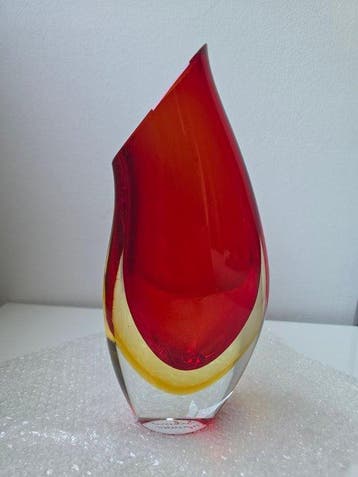 Silvano Signoretto - sculptuur, Vetro Sommerso - 25 cm -