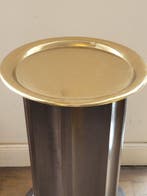 Kolom - Säule / Pflanzenständer – Holz und Metall –